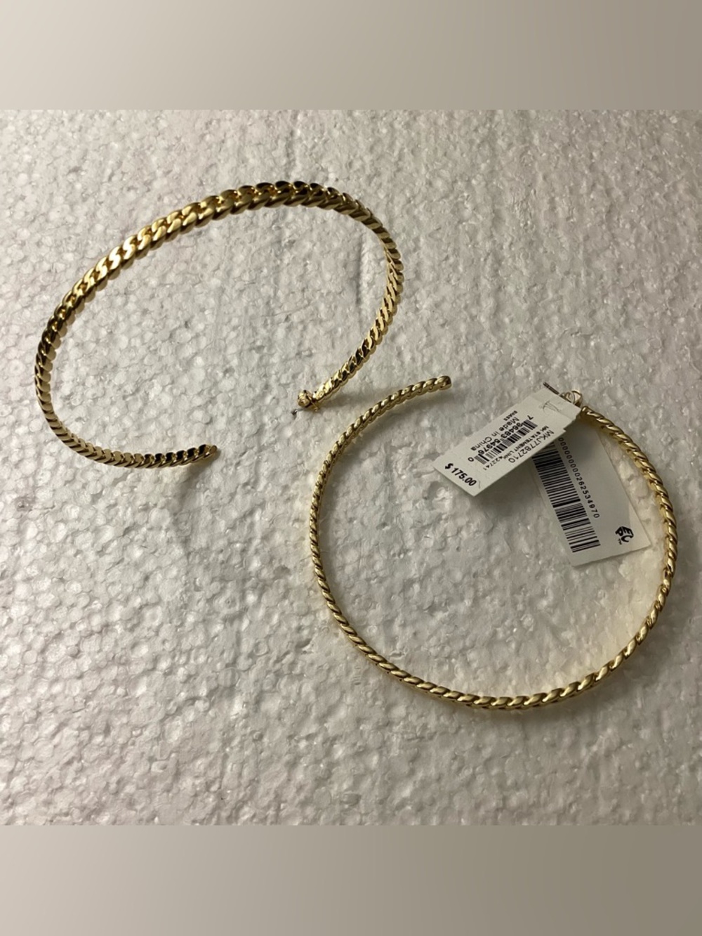 Michael Kors Gold-Tone Braided Hoop Earrings - Picture 2 of 9